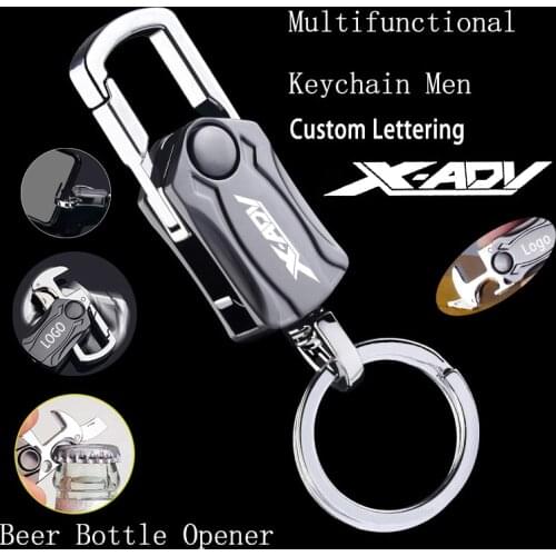For Honda XADV NC750X X ADV NC 750 X 2017 2018 2019 2020 Motorcycle Key Chain Keychain Metal Multifunction Keyring