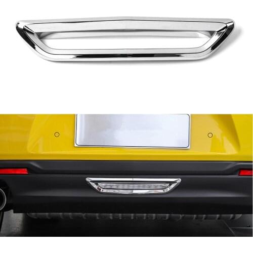 YAQUICKA Car Exterior Tail Rear Bumper Fog Light Lamp Frame Cover Trim Styling For Chevrolet Chevy Camaro 2017+ ABS