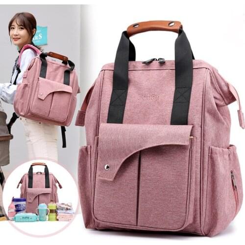 Baby Nappy Backpack Mummy Maternity Bags Travel Baby Waterproof Diaper Maternity Bag Baby Outdoor Travel Organizer Care Backpack