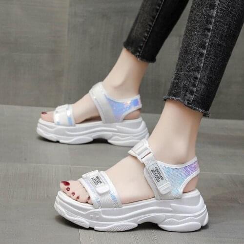 Shoes Women Slippers Sandals Female 2021 Summer New Red Sandales Femmes