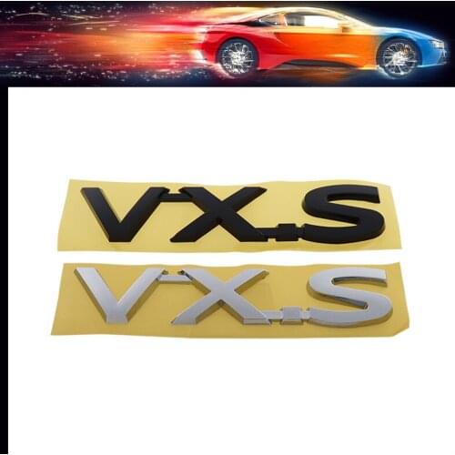 3D Premium VXS VX S car Engine Hood Fender trunk Tail Rear Nameplate Decal Emblem Badge Sticker for Prado Land Cruiser 5.7 V6 V8