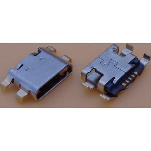 50pcs Micro USB 5pin mini Connector Reverse Heavy plate Mobile Charging port For Xiaomi MAX MI MIX Mobile phone repair parts