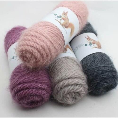 6pcs/set 450g ColorFul Crochet Yarn For Knitting High Quality Hand-Knitting Thread For Cardigan Scarf for Blanket Sweater