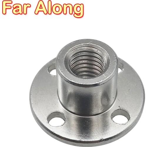 M6 M8 Flange Coupling Nut Inner Diameter 6MM Or 8MM Is Suitable For The Threaded Shaft Of The Motor