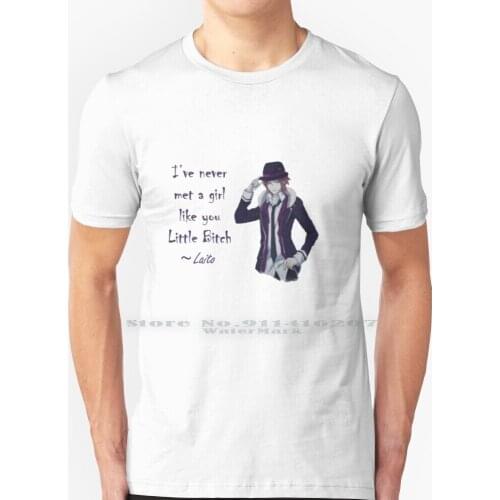 Diabolik Lovers Laito Quote T Shirt 100% Pure Cotton Anime Diabolik Lovers Laito Vampire Bleedingred
