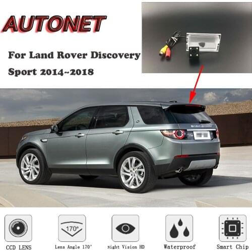 AUTONET HD Night Vision Backup Rear View camera For Land Rover Discovery Sport 2014~2018/CCD/license plate camera