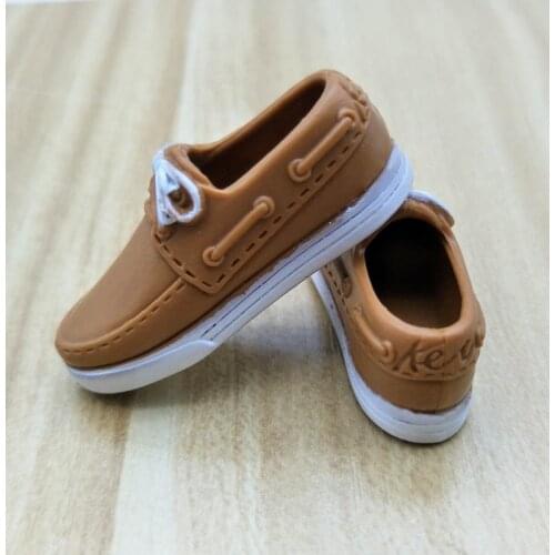 Brown Casual Shoes For Barbie Ken Male Doll 1:6 Doll Accessories Mini Shoes For Prince Ken Boy Men Doll