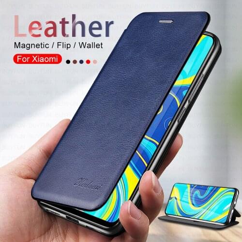 Leather Magnetic Flip Case For Xiaomi Redmi Note 9 Pro 9S 8T 8 Xiomi Redme Redmy 8A 7A 9A 9C NFC Stand Phone Cover Wallet Coque