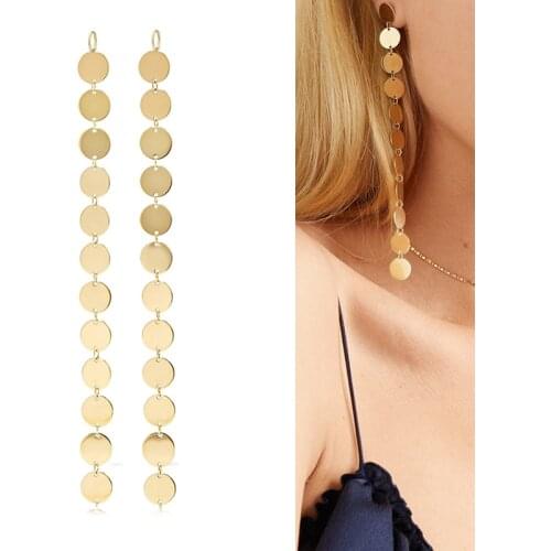 2020New 60pcs Round copper sheet long button for DIY Jewelry earring or necklace Pendants accessories EG82