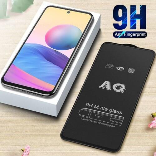 Matte Tempered Protectiver Glass For Xiaomi Redmi Note 10 10s 10t On Redmy Note10 T S AG Protector Screen Full Glue Cover Film