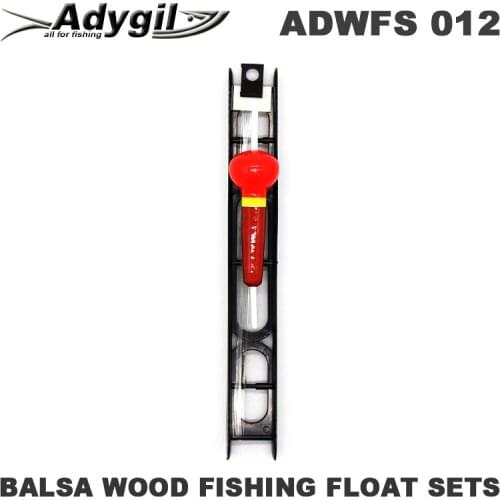 Adygil Balsa Wood Fishing Float Sets ADWFS 012 Floatation 2g Length of Line 60cm Hook Size #10 5pcs/lot