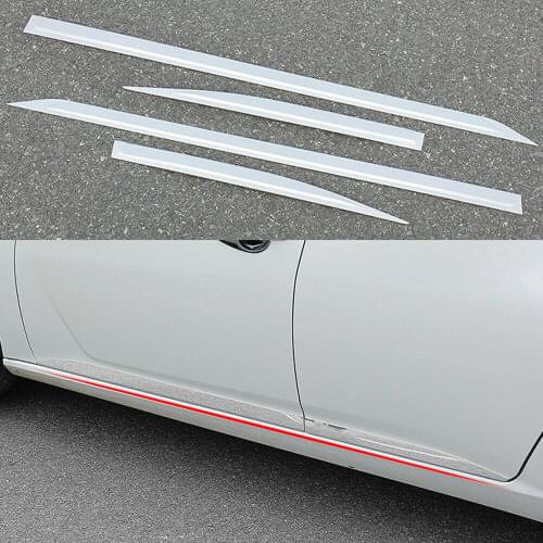 Stainless Steel Car Side Door Body Molding Cover Trim 4pcs For Nissan Altima 2019