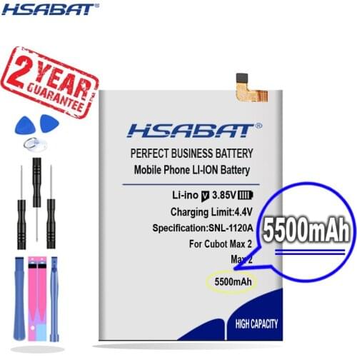 New Arrival [ HSABAT ] 5500mAh Replacement Battery for Cubot Max 2 Max2