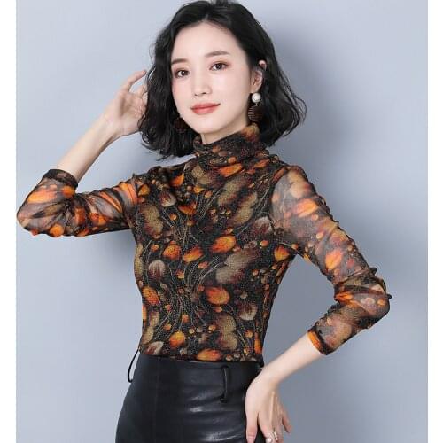 2018 Autumn New Pattern Will Code Self-cultivation Thin High Lead Gauze Long Sleeve Elastic Force Jacket Unlined Upper Garment