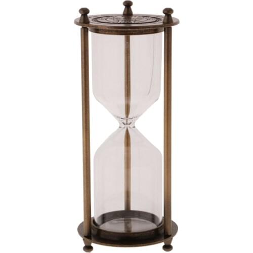 Portable 5-30 Minute Empty Sand Hour Glass Kitchen Cooking Timer Countddown Home Decor Gift Favor