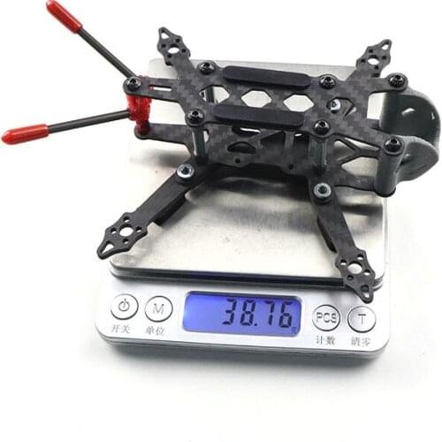 ROMA LR2 123mm Carbon Fiber UltraLight FPV Frame Kits for RC FPV Racing Freestyle 2inch Micro Long Range Drone Replacement Parts