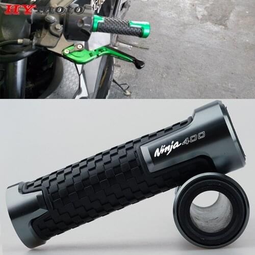 For KAWASAKI Ninja 400 Ninja400 2018 2019 2020 Motorcycle Accessories 7/8" 22mm Handlebar Grips Handle Grip Protector Handle Bar
