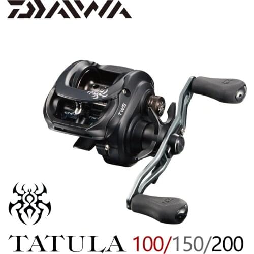 DAIWA TATULA 100 150 200 Fishing reels Baitcasting Wheel 7BB + 1RB Max Drag 5kg/6kg low profile fishing reel Casting Reel