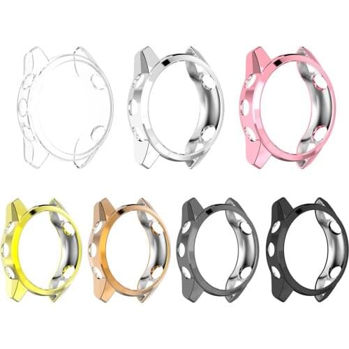 Plated TPU Watch Case for Garmin Forerunner 745 Cover Bumper Soft Protective Shell Frame Smartwatch Accessories