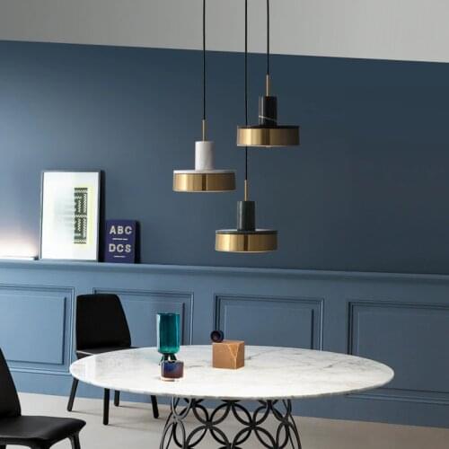 Nordic marble bedroom bedside chandelier lights creative art light luxury living room restaurant bar front desk decoration lamps