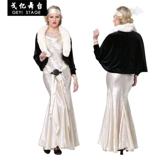 Medieval Cosplay Costumes for Women Halloween Carnival Middle Ages Stage Performance Gothic Retro America Lady Socialite Dress