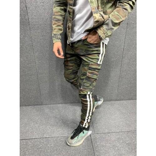 Мужские камуфляжные джинсы Street F. China At AliExpress