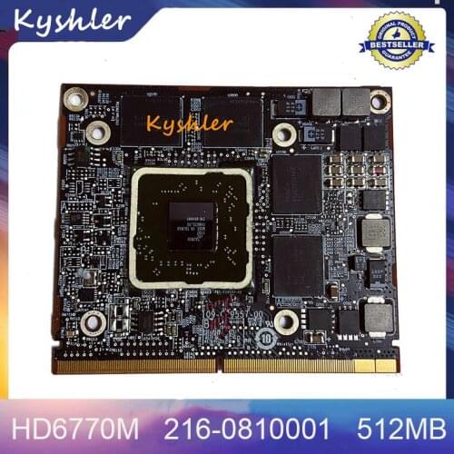High Quality HD6770M HD6770 HD6750 6750M 109-C29557-00 VGA Video Graphic Card for iMac 27" A1312 iMac 21.5" A1311 216-0810001