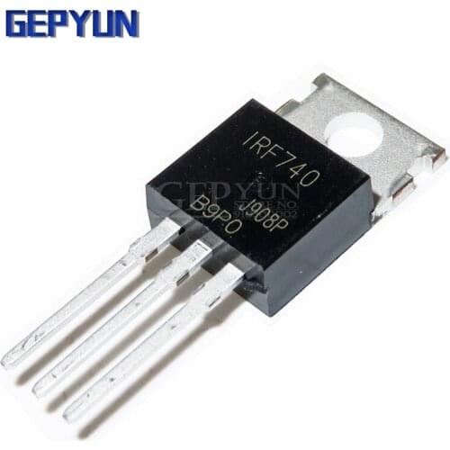 10PCS IRF740PBF IRF740 TO-220 IRF740P TO220 Gepyun