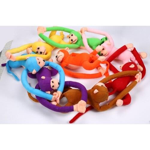 60CM Plush Baby Toys Hanging Long Arm Monkey Stuffed Animal Doll Toys Plush Doll Cartoon Plush Toy For Children Gifts