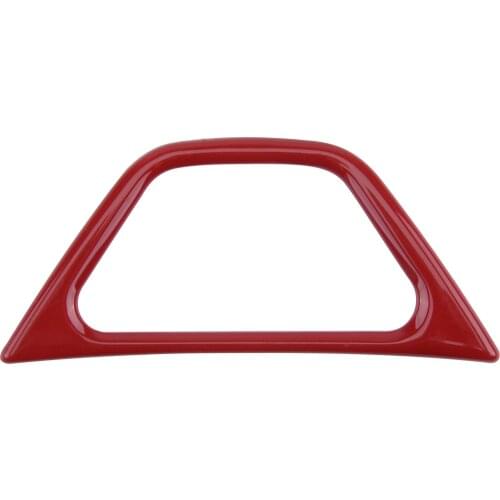 Car Emergency Lamp Light Switch Cover Trim Moulding Frame Red ABS fit for Chevrolet Camaro 2017 2018 2019 2020