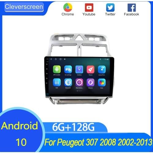 Android Car GPS Navigation Multimedia Player Head Unit For Peugeot 307 2002-2013 Car Audio GPS Navigation