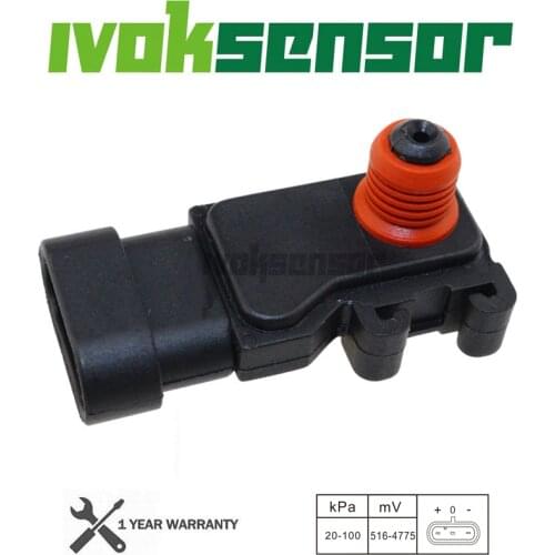 MAP Sensor For DAEWOO FIAT OPEL VAUXHALL ASTRA G H COMBO FRONTERA MERIVA MONTEREY SIGNUM SPEEDSTER VECTRA C ZAFIRA 16258659