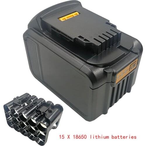DCB200 Li-ion Battery 15*18650 Plastic Case PCB Charging Protection Circuit Board Box Housing For DeWalt 18V 20V DCB203 DCB204