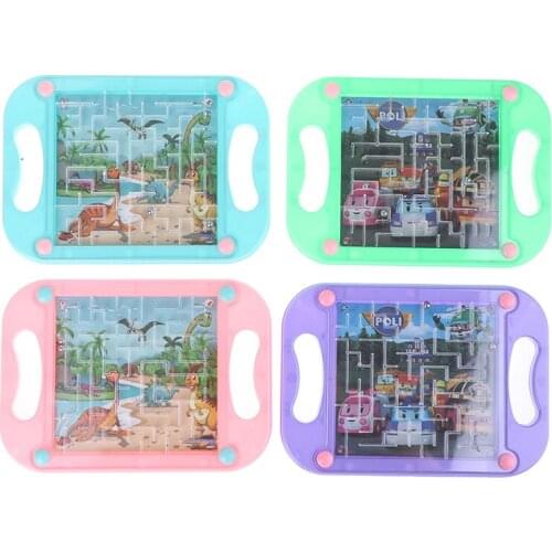 Children Toy Montessori Toys Mobile Children 3D Maze Balance Ball Game Maze Board Puzzle Labyrinth Baby Toys Gift