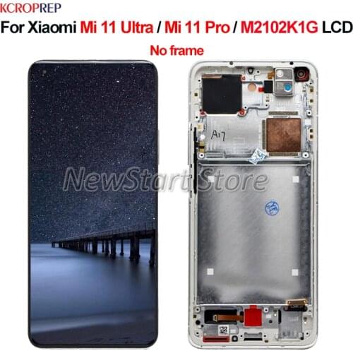 Original For Xiaomi Mi 11 Ultra Mi 11 Pro LCD Display Touch Screen Digitizer Assembly For Xiaomi M2102K1G lcd Replacement Parts