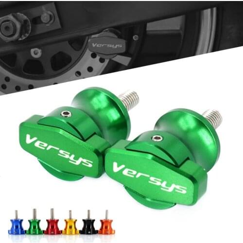 For KAWASAKI Versys650 Versys1000 Versys 650 1000 KLE650 Motorcycle CNC Frame Stands M10 Screws sliders Swingarm Spools Slider