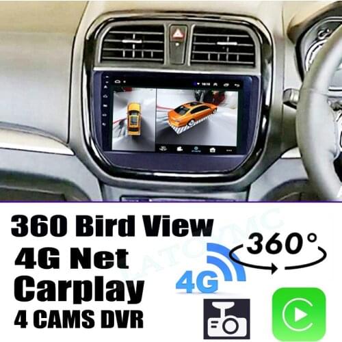 Car Audio Navigation GPS Stereo Carplay DVR 360 Birdview 4G Android System For Suzuki Brezza Vitara YF For TOYOTA Urban Cruiser