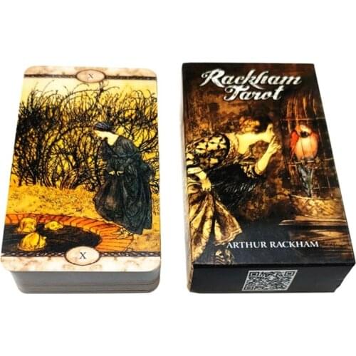 78-Card Deck Rackham Tarot Divination Fate Oracle Cards Family Party Board Game English Version