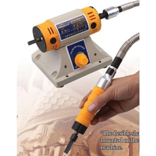 Electric Wood Router With 5 Cutter Slotting Chisel Wrench Flexible Shaft Tools Carving Pen Woodworking Engraving Machine