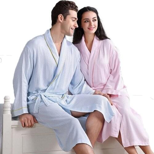 Bamboo Fiber Bathrobe Women Men Nightgown Sleepwear Girls Boys Blanket Fleece Lovers long soft robe spring autumn