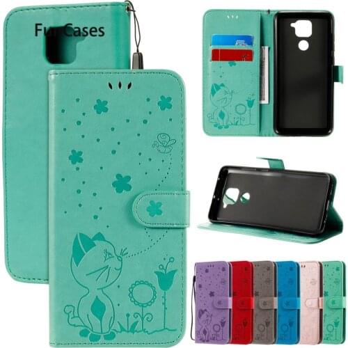 Light Cases For capinha Redmi Note 9 Newest Capinha PU Leather Book Phone Shell Cover Csse Xiaomi capa 10X 4G Telephone Case