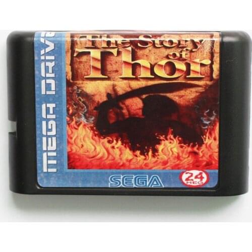 The Story of Thor Game Cartridge Newest 16 bit Game Card For Sega Mega Drive / Genesis System