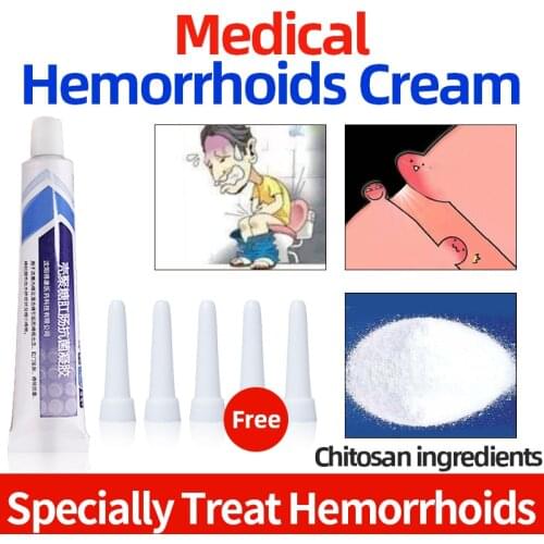 Hemorrhoids Cream Ointment Chinese Herbal Chitosan Anorectal Antibacterial Gel Ointment With Applicator for Anus pain Relief