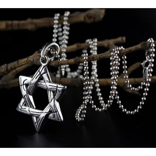 L&P 100% Real 925 Silver Star Pedant Necklaces with Charming Movable Handmade Fashion Fine Jewelry Christmas Gift