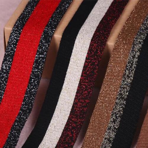 New 5M/lot 30mm Mecerized Cotton Stripe Ribbon Band grosgrain ribbon Clothes Hat Pants DIY Handmade Sewing Design Accessories