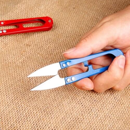 Mini Scissors Nipper Super-sharp stainless steel blades Spring-action jaws Scissors DIY Craft Needlework embroidery sewing tools
