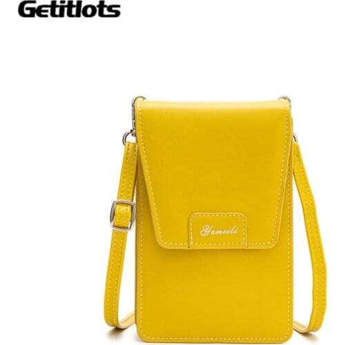 Fashion Handbags for Women Small Phone Crossbody Bag Card Slots inside Soft PU Leather Mini Shoulder Messenger Purses Dropship