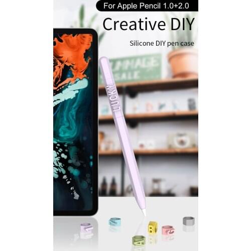 Soft Silicone For Apple Pencil 1 2 Case Compatible For iPad Tablet Touch Pen Stylus Protective Sleeve Cover coque