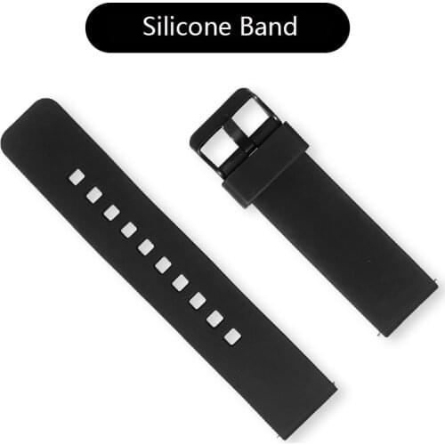 Soft Silicone & Lynon Loop Band for Pebble 2 Watchband Wrist Strap