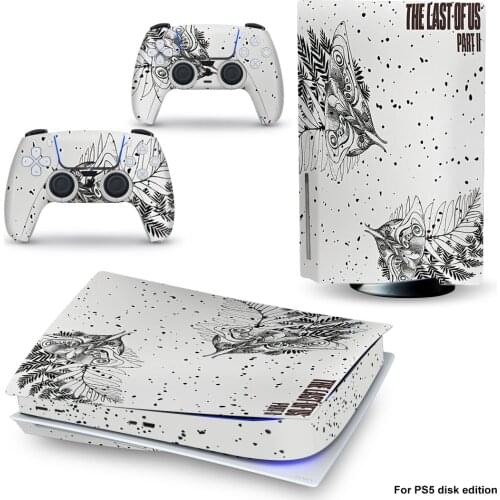 The Lsat Of Us PS5 Standard Disc Edition Skin Sticker Decal Cover for PlayStation 5 Console & Controller PS5 Skin Sticker Vinyl